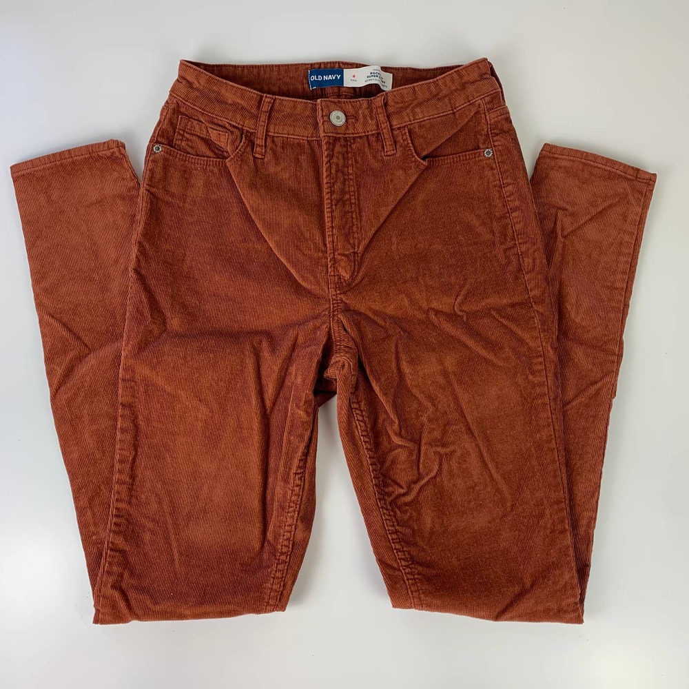 SOLD Old Navy Brown Rockstar Super Skinny High Rise Jeans Size 4 Tall 30" Inseam - Picture 8 of 8